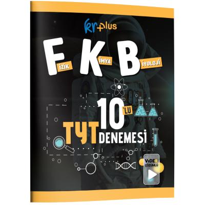 Kr Akademi Yayınları Kr Plus Fizik Kimya Biyoloji Fkb 10 Tyt Denemesi