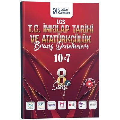 Krallar Karması LGS 8. Sınıf  T.C. İnkılap Tarihi ve Atatürkçülük 10 x 7 Branş Denemeleri