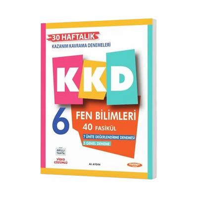 Kurmay Yayınları 6. Sınıf Fen Bilimleri Haftalık Kazanım Kavrama Denemeleri