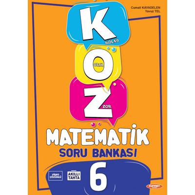 Kurmay Yayınları 6. Sınıf Koz (Kolay – Orta – Zor) Matematik Soru Bankası