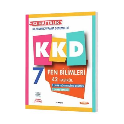 Kurmay Yayınları 7. Sınıf Fen Bilimleri Haftalık Kazanım Kavrama Denemeleri