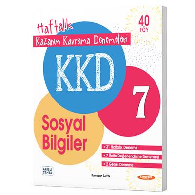 Kurmay Yayınları 7. Sınıf Sosyal Bilgiler Haftalık Kazanım Kavrama Denemeleri