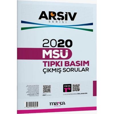 Marka Yayınları 2020 MSÜ Tıpkı Basım ARŞİV Serisi Çıkmış Sorular