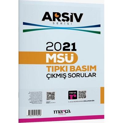 Marka Yayınları 2021 MSÜ Tıpkı Basım ARŞİV Serisi Çıkmış Sorular