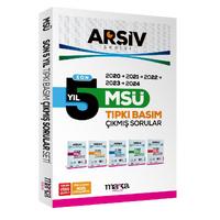 Marka Yayınları Son 5 Yıl MSÜ ARŞİV Serisi Tıpkı Basım Fasikül Fasikül Çıkmış Sorular Tamamı Video Çözümlü