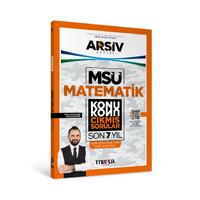 Marka Yayınları MSÜ Matematik Konu Konu ÇIKMIŞ SORULAR Son 7 Yıl