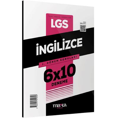 Marka Yayınları 2025 Lgs 8. Sınıf 1.Dönem Konuları İngilizce 6 Deneme