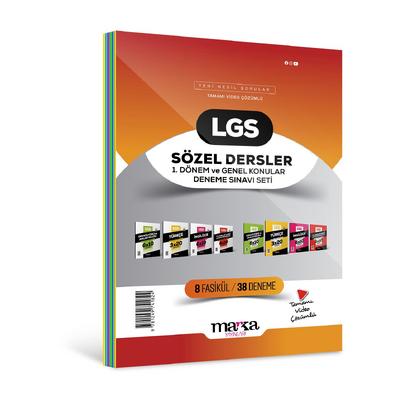 Marka Yayınları 2025 Lgs Sözel Dersler 1. Dönem Ve Genel Konular Deneme Sınavı Seti 8 Fasikül 38 Deneme