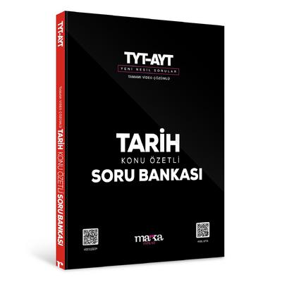 Marka Yayınları 2025 Tyt  Ayt Tarih Konu Özetli Yeni Nesil Soru Bankası Tamamı Video Çözümlü