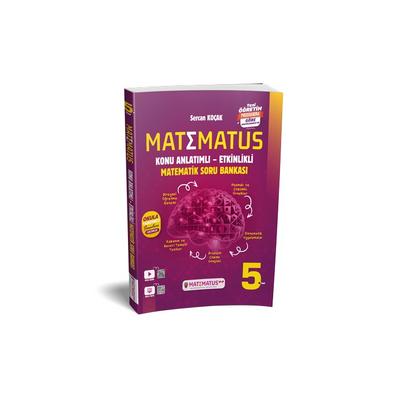 Matematus 5. Sınıf 2025 Matematik Konu Anlatımlı Etkinlikli Soru Bankası