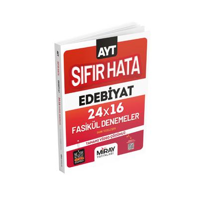 Miray Yayınları Sıfır Hata AYT Edebiyat 16 Deneme