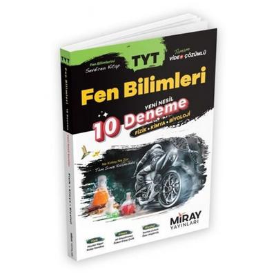 Miray Yayınları Tyt Fen Bilimleri Yeni Nesil 10 Deneme