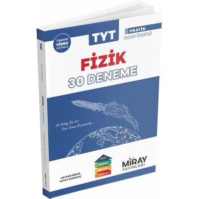 Miray Yayınları Tyt Fizik Pratik Konu Özetli 30 Deneme