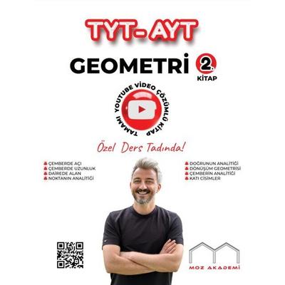 Moz Akademi TYT AYT Geometri 2. Kitap Tamamı Çözümlü Soru Bankası