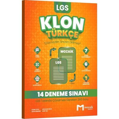 Mozaik Yayınları LGS 8. Sınıf Türkçe Klon 14 Deneme