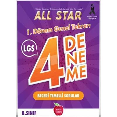 Newton Yayınları Lgs 8. Sınıf All Star  1. Dönem Lgs Tüm Dersler 4 Deneme