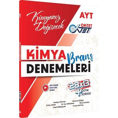 Oktet Yayınları AYT Kimya 28 x 13 Branş Denemeleri