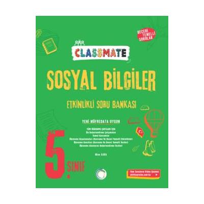 Okyanus Yayınları 2025 5. Sınıf Classmate Sosyal Bilgiler Etkinlikli Soru Bankası