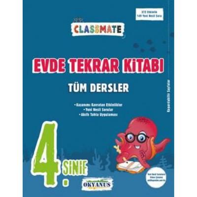 Okyanus Yayınları 4. Sınıf Classmate Tüm Dersler Evde Tekrar Kitabı