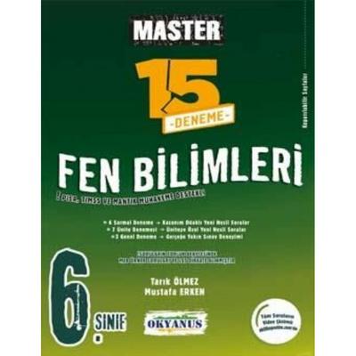 Okyanus Yayınları 6. Sınıf Master 15 Fen Bilimleri Denemesi