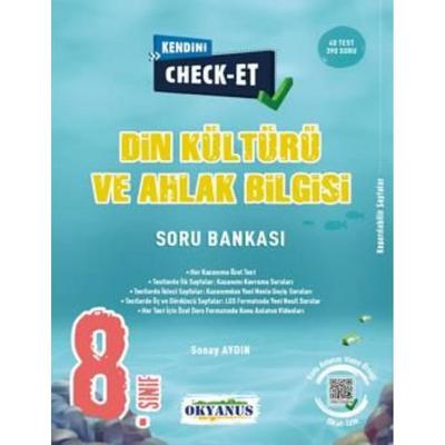 Okyanus Yayınları Lgs 8. Sınıf Kendini Check  Et Din Kültürü Ve Ahlak Bilgisi Soru Bankası