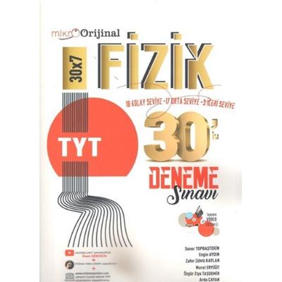 Orijinal Mikro Tyt Fizik 30 Deneme Sınavı