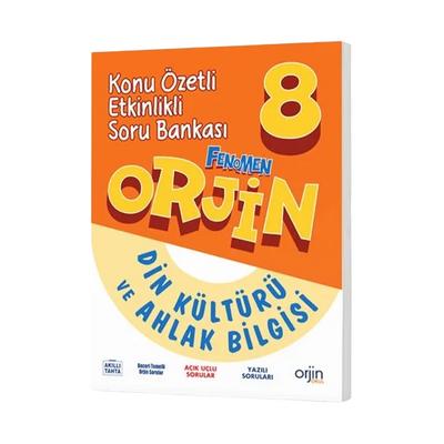 Orjin Okul LGS 8. Sınıf Din Kültürü Ve Ahlak Bilgisi Konu Özetli Etkinlikli Soru Bankası