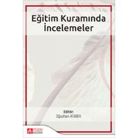 Pegem Akademi Eğitim Kuramında İncelemeler