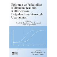 Pegem Akademi Eğitimde ve Psikolojide Kullanılan Testlerin Kültürlerarası Değerlendirme Amacıyla Uyarlanması