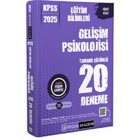 Pegem Yayınları 2025 KPSS Eğitim Bilimleri Gelişim Psikolojisi Tamamı Çözümlü 20 Deneme