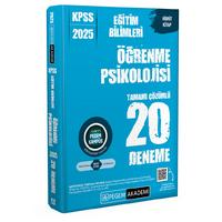 Pegem Yayınları 2025 KPSS Eğitim Bilimleri Öğrenme Psikolojisi Tamamı Çözümlü 20 Deneme