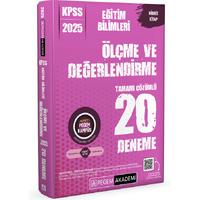 Pegem Yayınları 2025 KPSS Eğitim Bilimleri Ölçme ve Değerlendirme Tamamı Çözümlü 20 Deneme