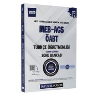 Pegem Yayınları 2025 MEB-AGS-ÖABT Türkçe Öğretmenliği Tamamı Çözümlü Soru Bankası