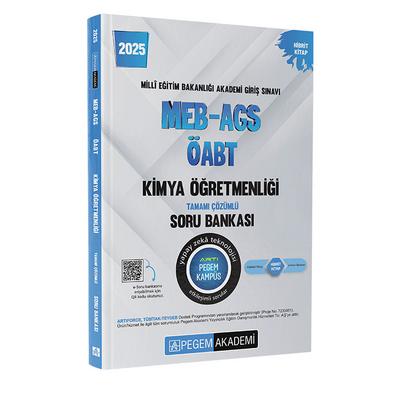 Pegem Yayınları 2025 MEB-AGS-ÖABT Kimya Öğretmenliği Tamamı Çözümlü Soru Bankası