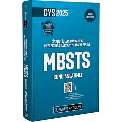 Pegem Yayınları 2025 Diyanet İşleri Başkanlığı Mesleki Bilgiler Seviye Tespit Sınavı MBSTS Konu Anlatımlı