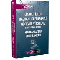 Pegem Yayınları 2025 Diyanet İşleri Başkanlığı Personeli Görevde Yükselme Sınavlarına Hazırlık Konu Anlatımlı Soru Bankası