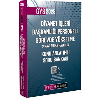 Pegem Yayınları 2025 Diyanet İşleri Başkanlığı Personeli Görevde Yükselme Sınavlarına Hazırlık Konu Anlatımlı Soru Bankası