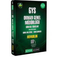 Pegem Yayınları 2025 GYS Orman Genel Müdürlüğü Görevde Yükselme Sınavlarına Hazırlık Konu Anlatımlı Soru Bankası - MEMURLUK