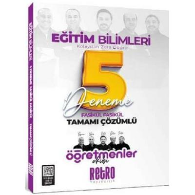 Retro Yayıncılık Eğitim Bilimleri Kolaydan Zora Doğru 5 Deneme