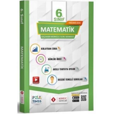 Sonuç Yayınları 6. Sınıf Matematik Kazanım Merkezli Soru Kitapçığı Seti