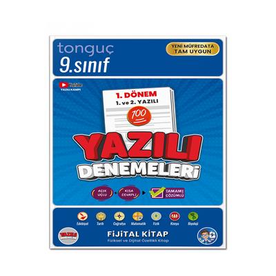 Tonguç Akademi 9. Sınıf 2025 Yazılı Denemeleri 1. Dönem 1 ve 2. Yazılı