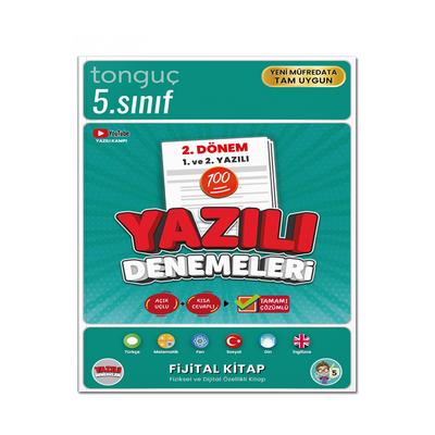 Tonguç Akademi 5. Sınıf 2025 Yazılı Denemeleri 2. Dönem 1 ve 2. Yazılı