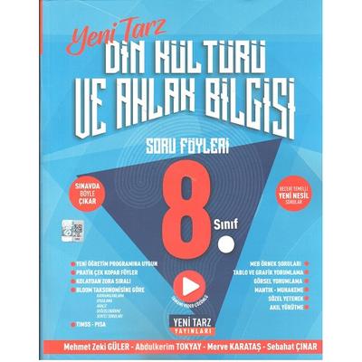 Yeni Tarz Yayınları Lgs 8. Sınıf  Din Kültürü Ve Ahlak Bilgisi Soru Föyleri