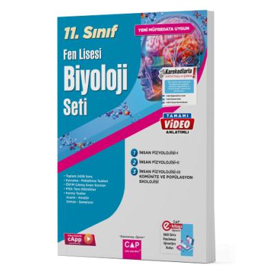 Çap Yayınları 11. Sınıf Fen Lisesi Biyoloji Seti