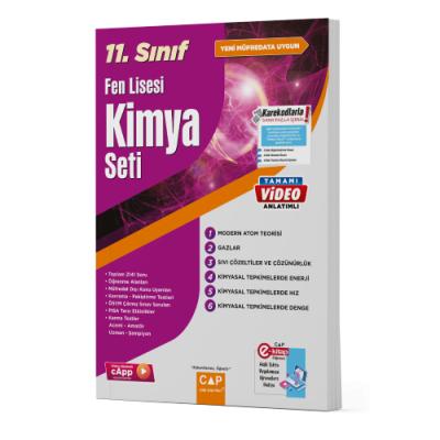 Çap Yayınları 11. Sınıf Fen Lisesi Kimya Seti
