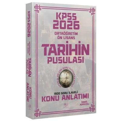 CBA Yayınları 2026 KPSS Lise Ortaöğretim Ön Lisans Tarihin Pusulası Konu Anlatımı - İsmail Adıgüzel