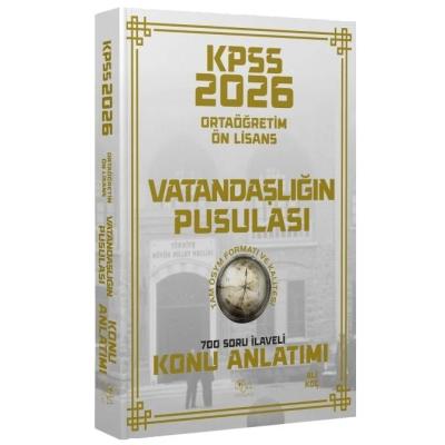 CBA Yayınları 2026 KPSS Lise Ortaöğretim Ön Lisans Vatandaşlık Vatandaşlığın Pusulası Konu Anlatımı - Ali Koç