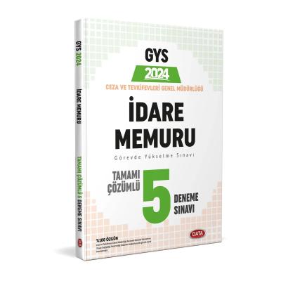 Data Yayınları 2025 Ceza ve Tevkifevleri İdare Memuru GYS Tamamı Çözümlü 5 Deneme Sınavı