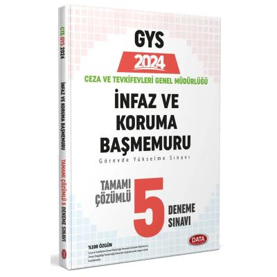 Data Yayınları 2025 Ceza ve Tevkifevleri İnfaz ve Koruma Başmemuru GYS Tamamı Çözümlü 5 Deneme Sınavı