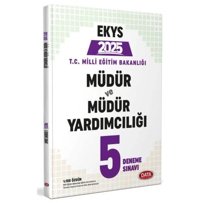Data Yayınları 2025 MEB EKYS Müdür ve Müdür Yardımcılığı Orijinal 5 Deneme Sınavı